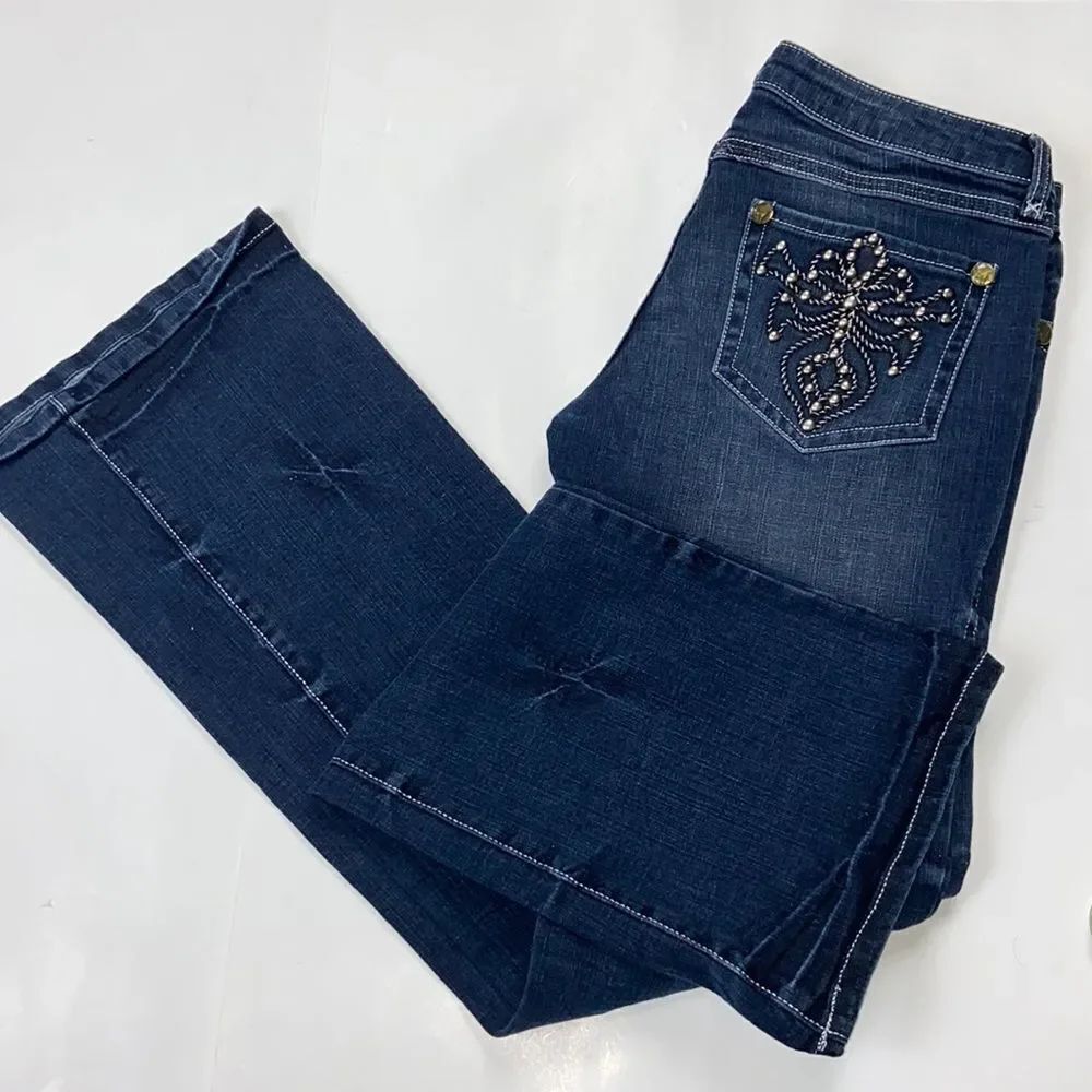 Vintage Ultra Low Rise Rock Wrangler 47  Women Jeans Size 12